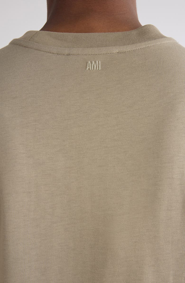 AMI PARIS Embroidered Ami de Coeur Cotton T-Shirt, Alternate, color, 
