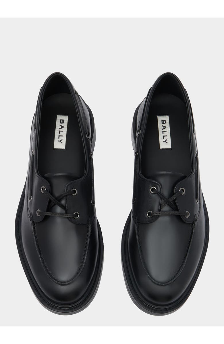 Bally B-Lug Derby in Leather, Alternate, color, Black