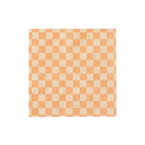 Checkered Cocktail Napkins