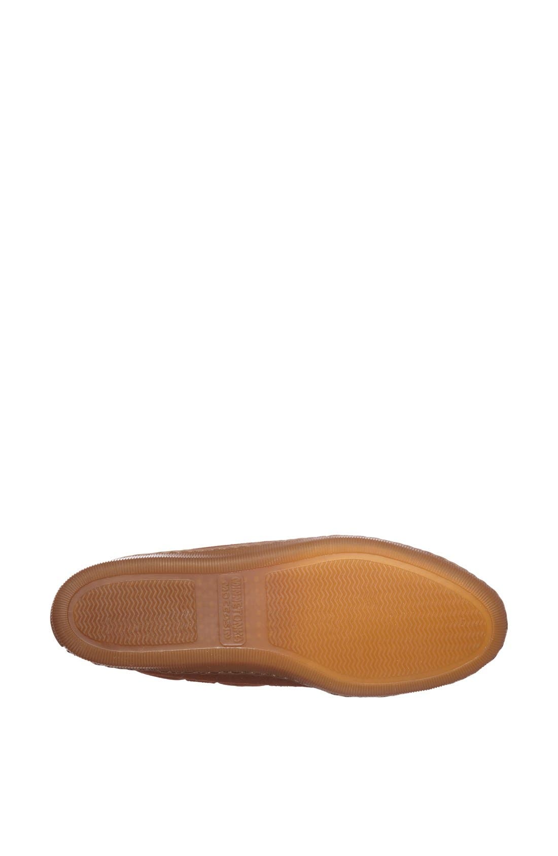 Minnetonka Suede Slipper, Alternate, color, Brown