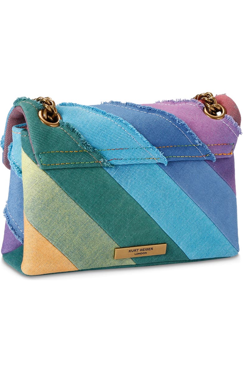Kurt Geiger London Mini Kensington Denim Crossbody Bag, Alternate, color, Mult/Other