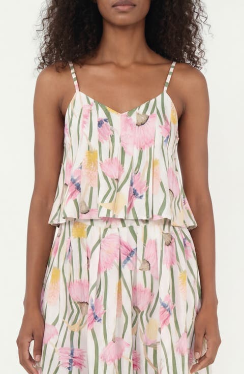 The Reef Pleated Camisole