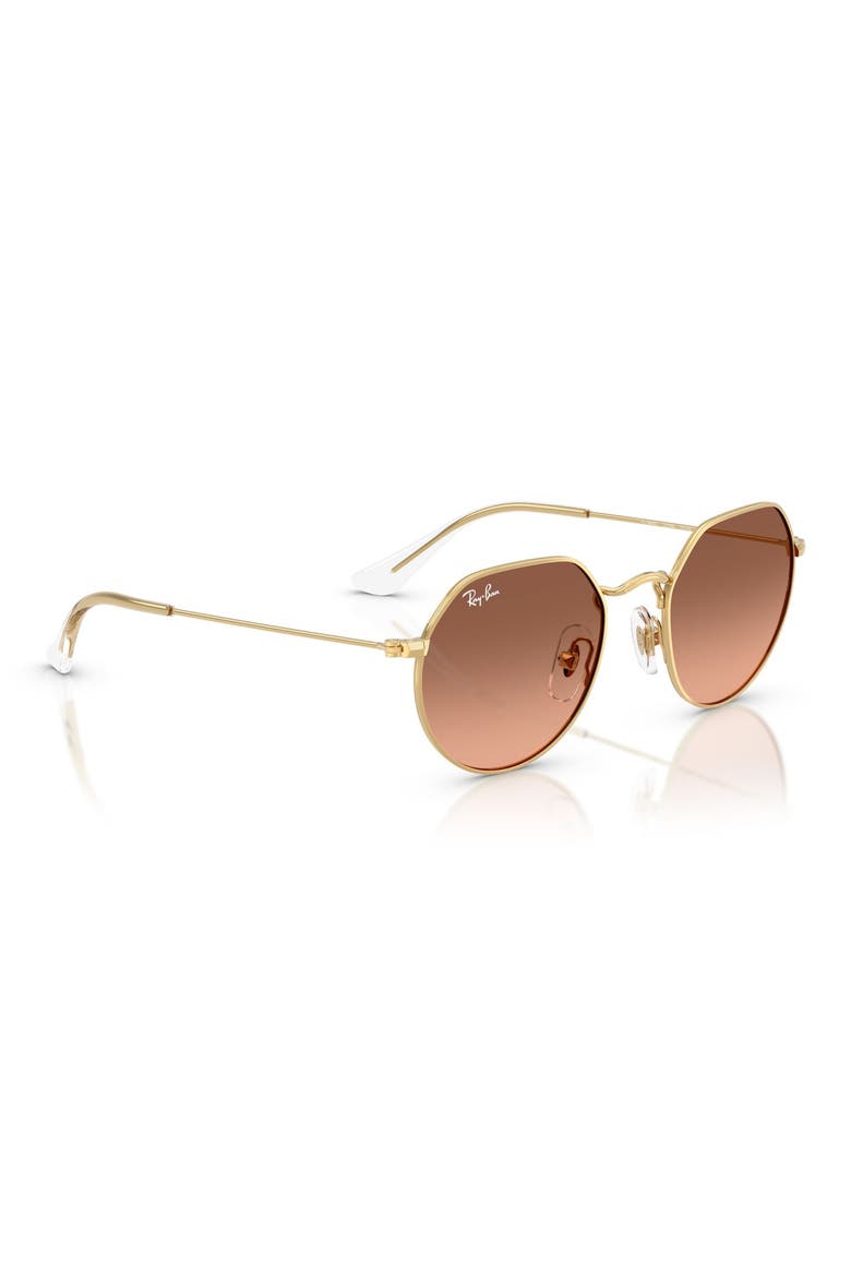 Kids' Jack 47mm Gradient Irregular Sunglasses, Alternate, color, ARISTA