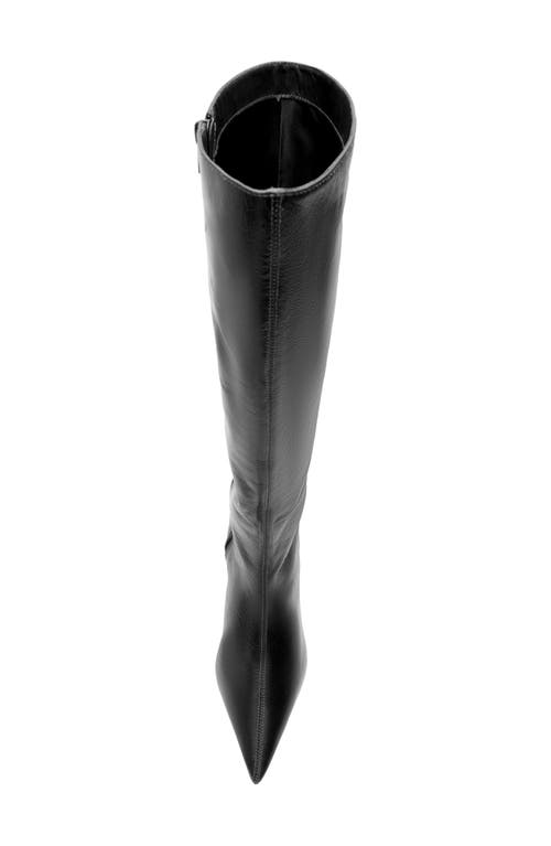 Arezzo Julie Knee High Boot In Black