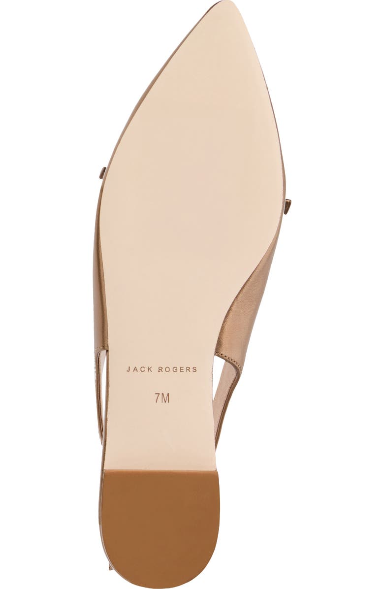 Jack Rogers Lennox Slingback Pointed Toe Flat, Alternate, color,