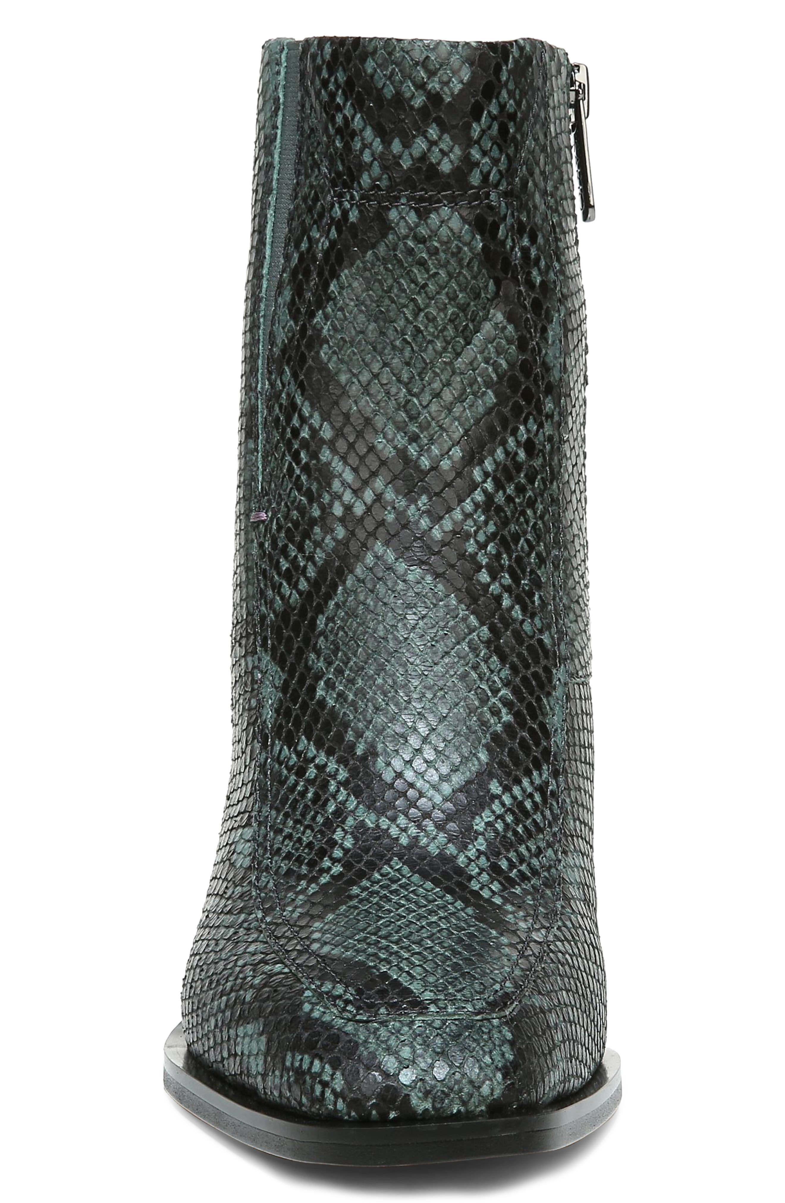Romana Square Toe Bootie, Alternate, color, TEAL