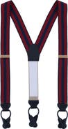Trafalgar Balint Stripe Grosgrain Suspenders