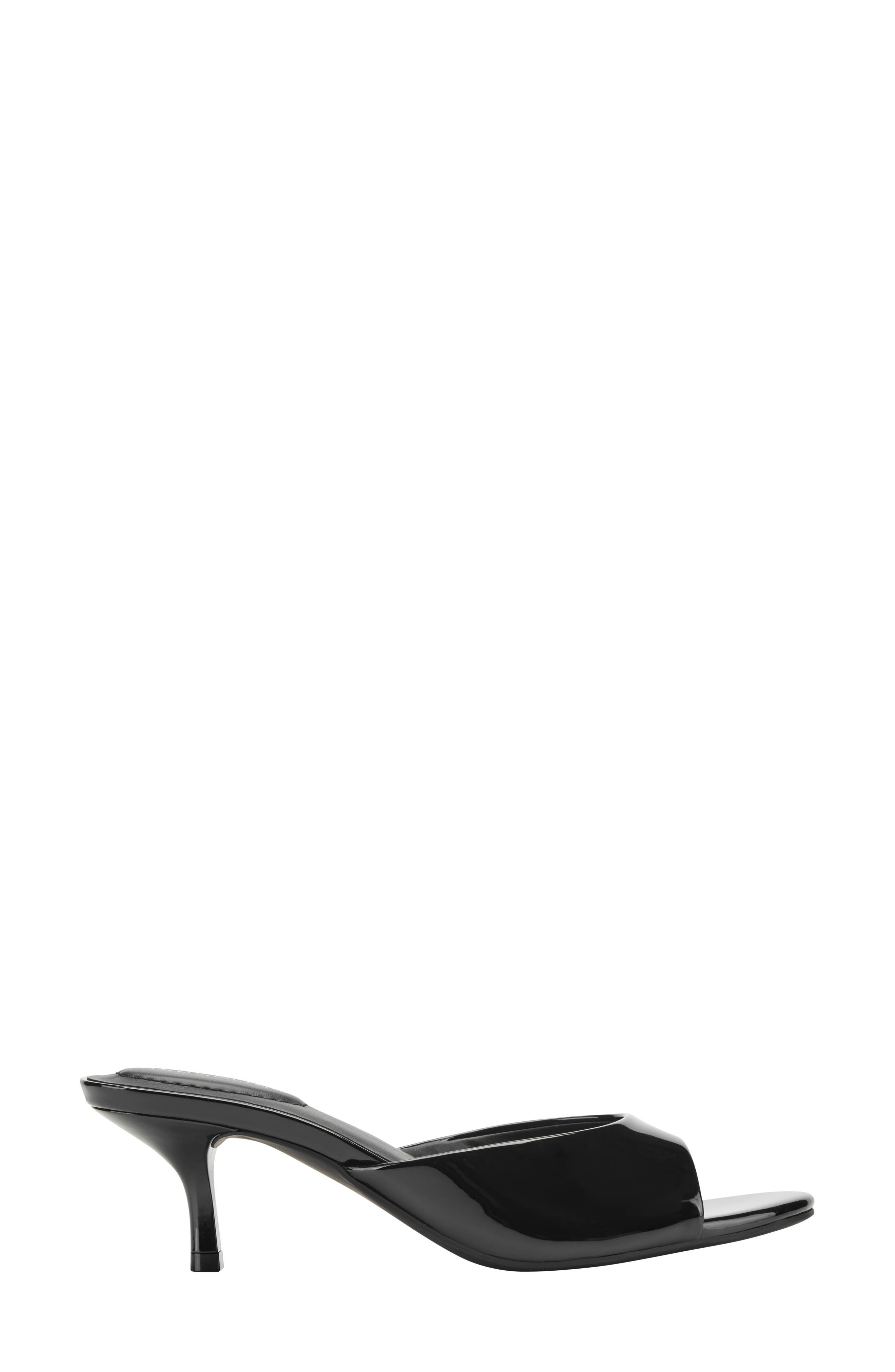 Bandolino Meegin Kitten Heel Slide Sandal, Alternate, color, Black