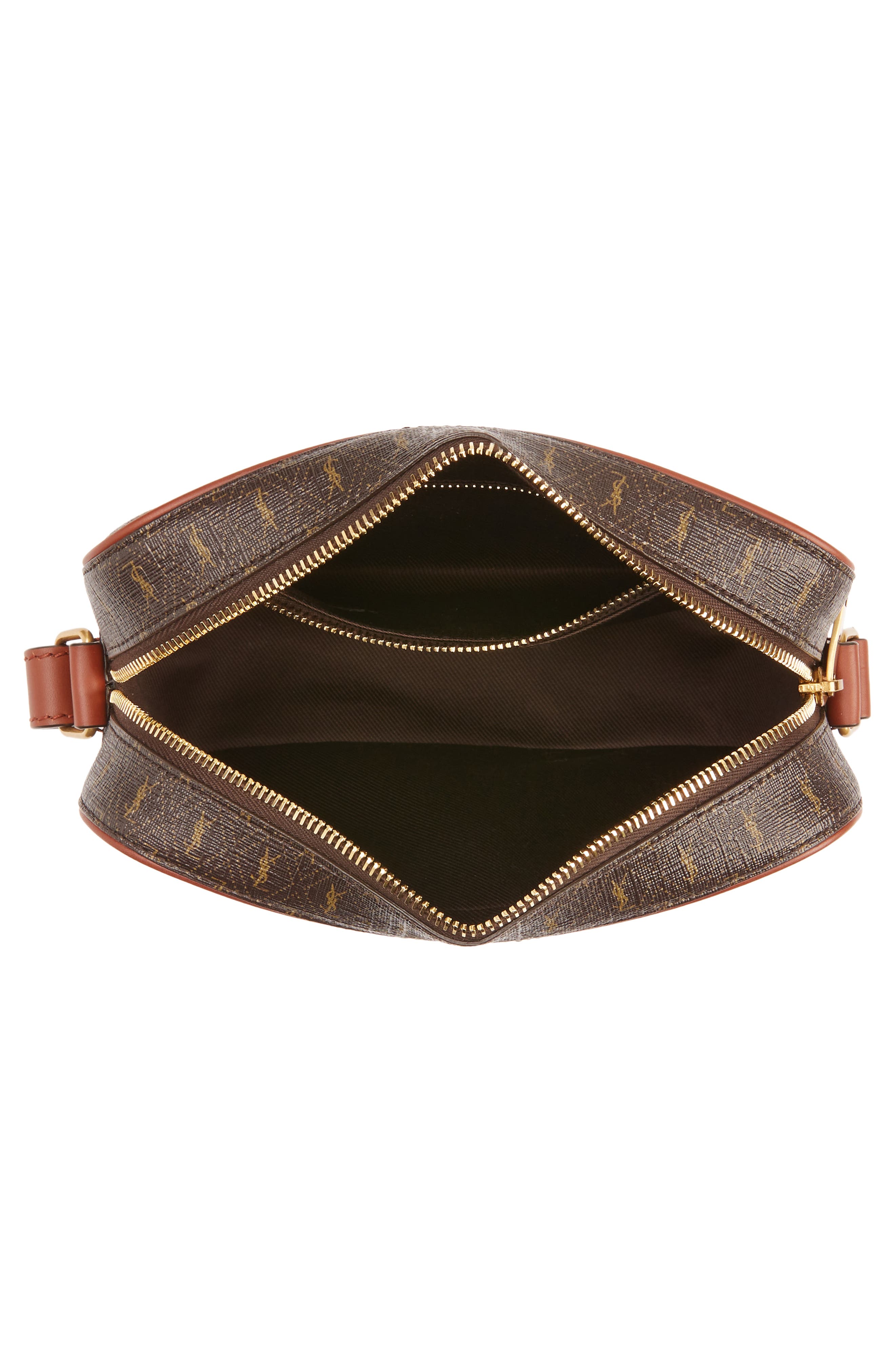 Saint Laurent Le Monogramme Coated Canvas Camera Bag, Alternate, color, 