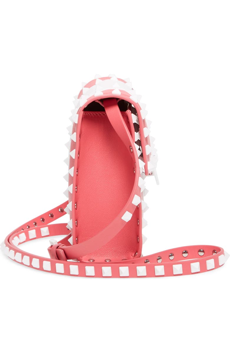 Valentino Garavani Rockstud Colorblock Leather Shoulder/Crossbody Bag, Alternate, color,