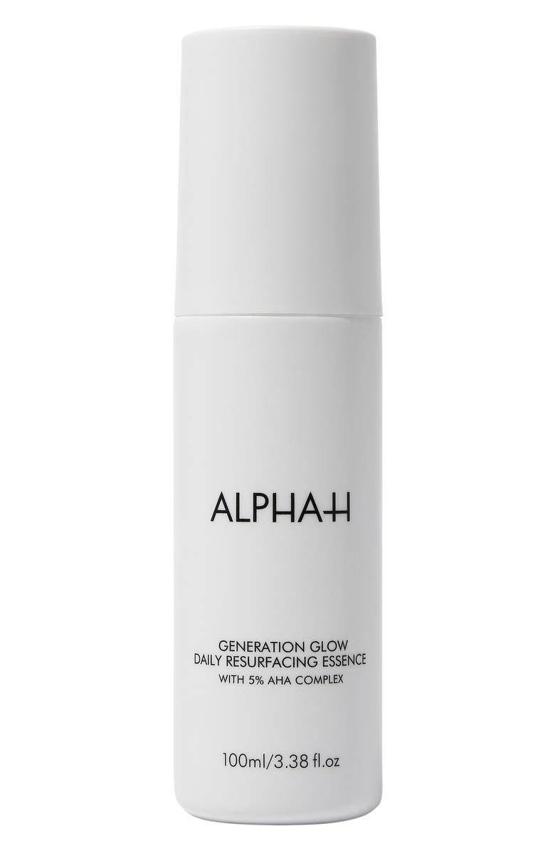 Alpha-H Generation Glow Daily Resurfacing Essence, Main, color, 