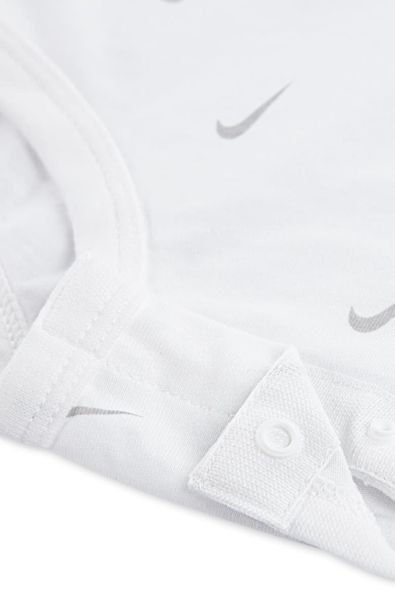 Nike Stripe Swooshfetti 2-Pack Bodysuits & Shorts Set, Alternate, color,