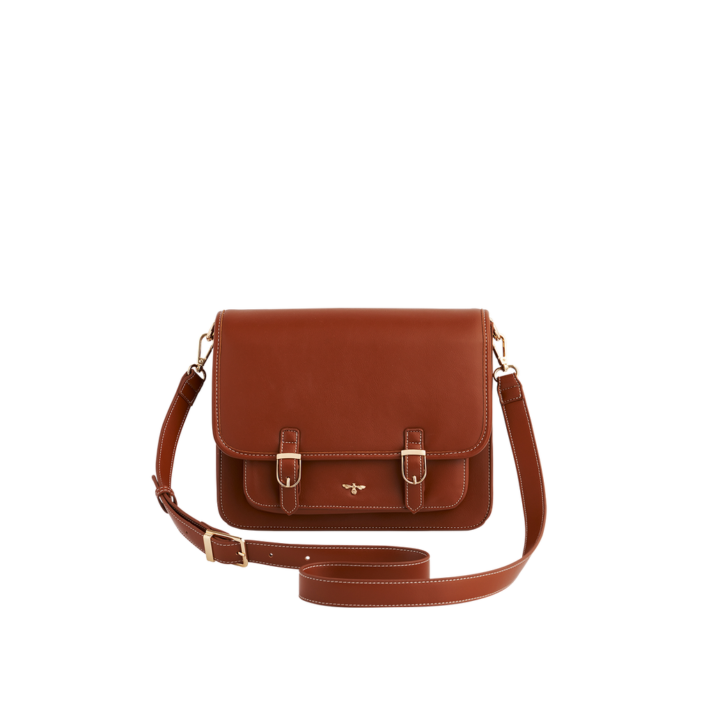 Fable England Into The Woods Tan Classic Satchel In Brown
