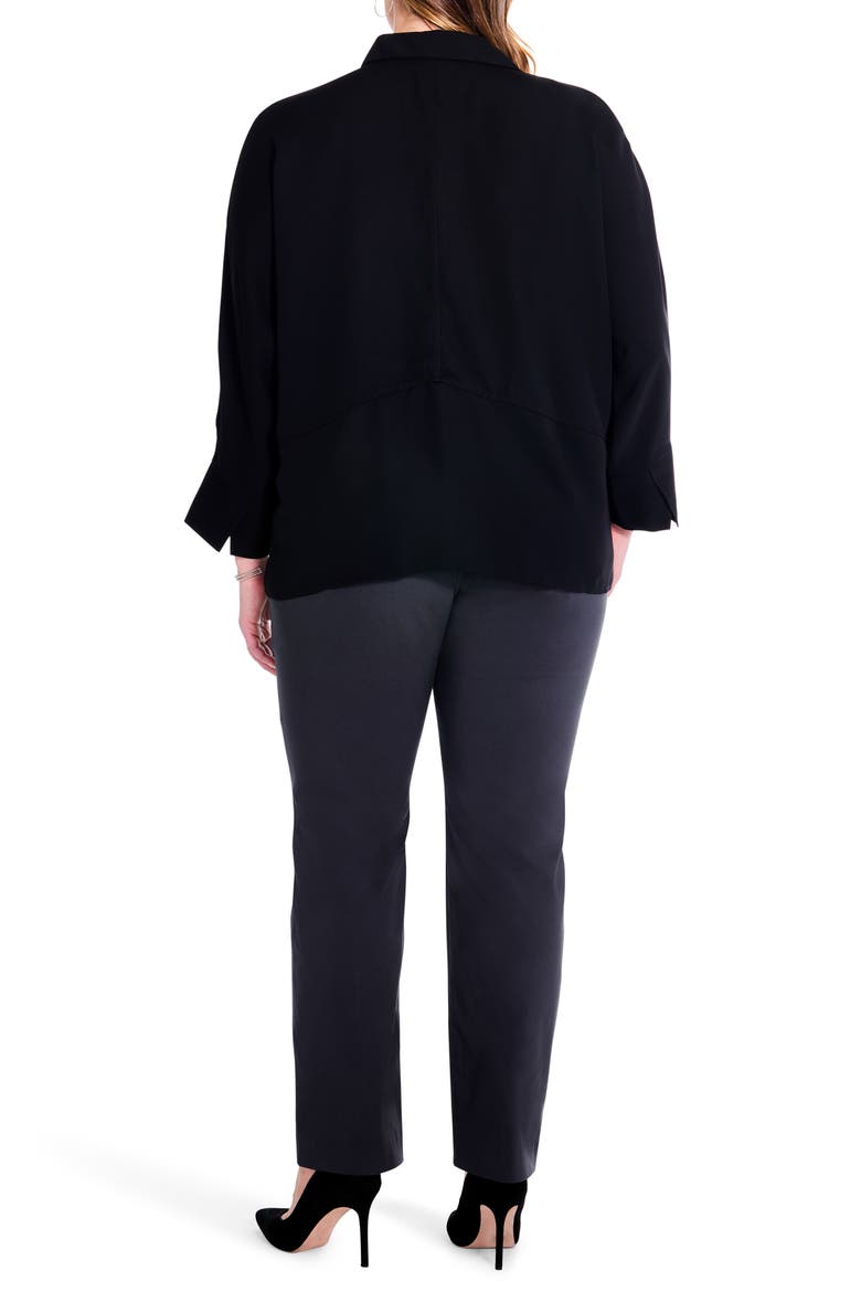 Flowing Ease Blouse, Alternate, color, BLACK ONYX