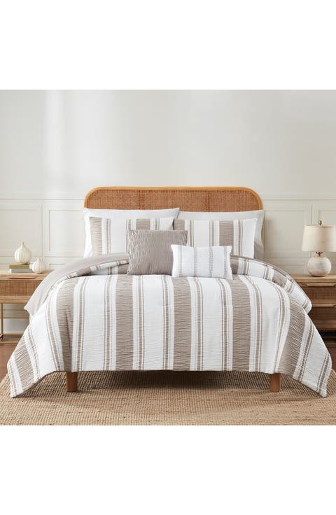 Jacquard Microfiber 5-Piece Comforter Set