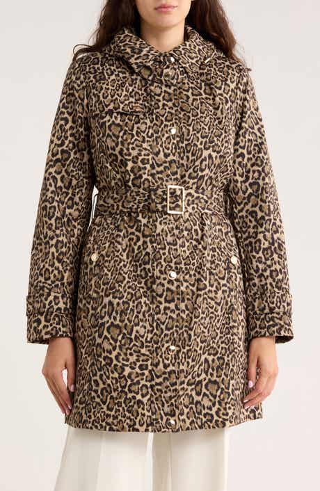 Michael Kors Water Resistant Belted Trench Coat