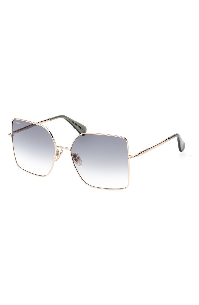 Max Mara 59mm Gradient Butterfly Sunglasses, Alternate, color,