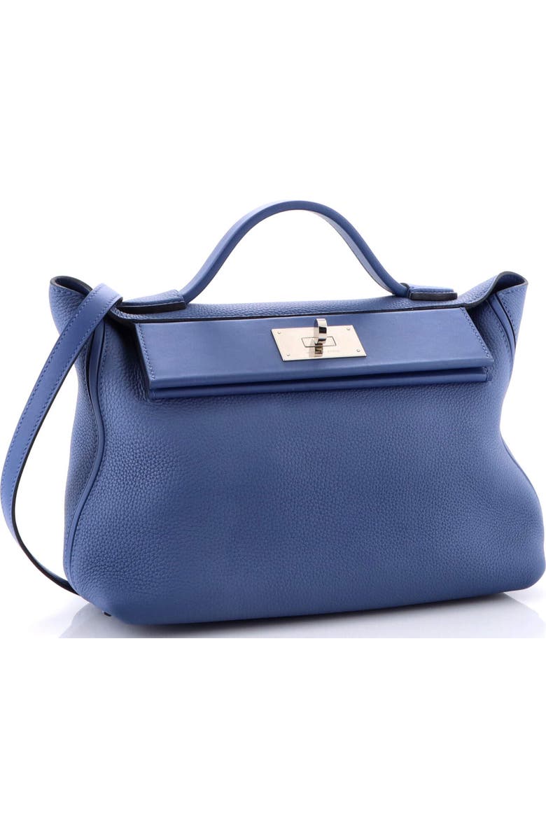 Pre-Owned Hermes 24/24 Bag Maurice with Swift 29, Alternate, color, Bleu Brighton
