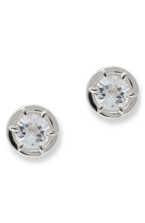 Melia Kate Topaz Stud Earrings