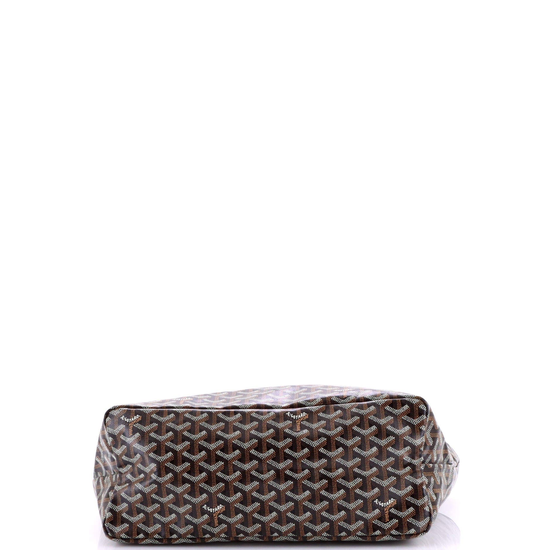 Pre-Owned Goyard Saint Louis Tote Coated Canvas PM, Alternate, color, Black