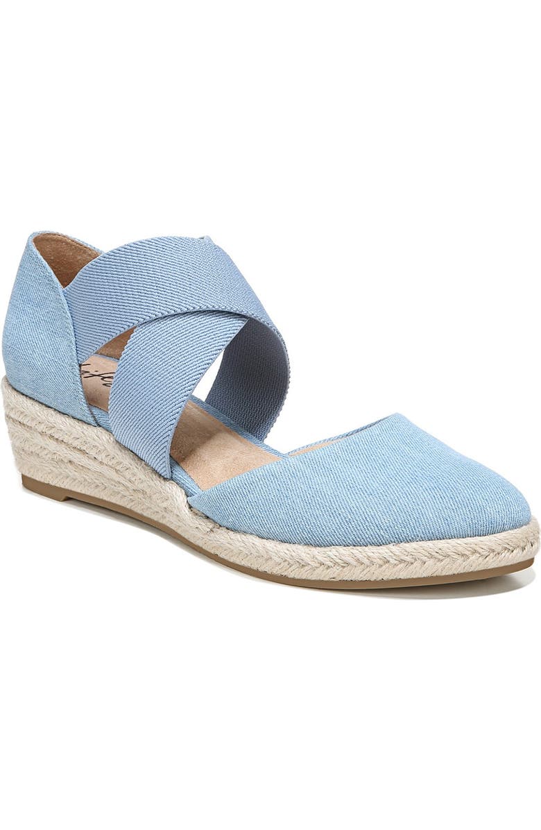 LifeStride Keaton Espadrille Wedge Sandal, Main, color,