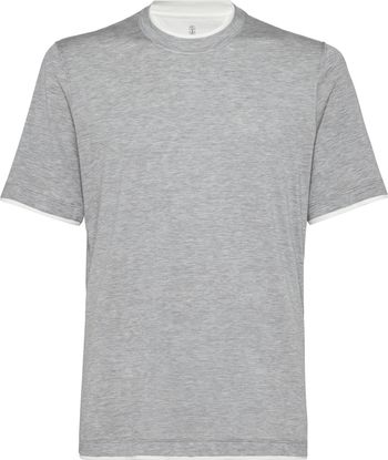 Brunello Cucinelli T-shirt with faux-layering | Nordstrom