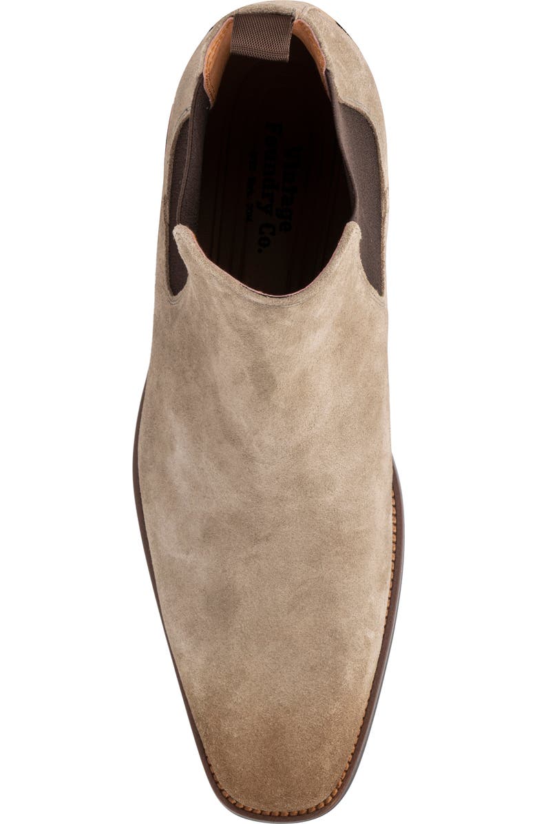 VINTAGE FOUNDRY Roberto Square-Toe Slip-On Boot, Alternate, color, Taupe