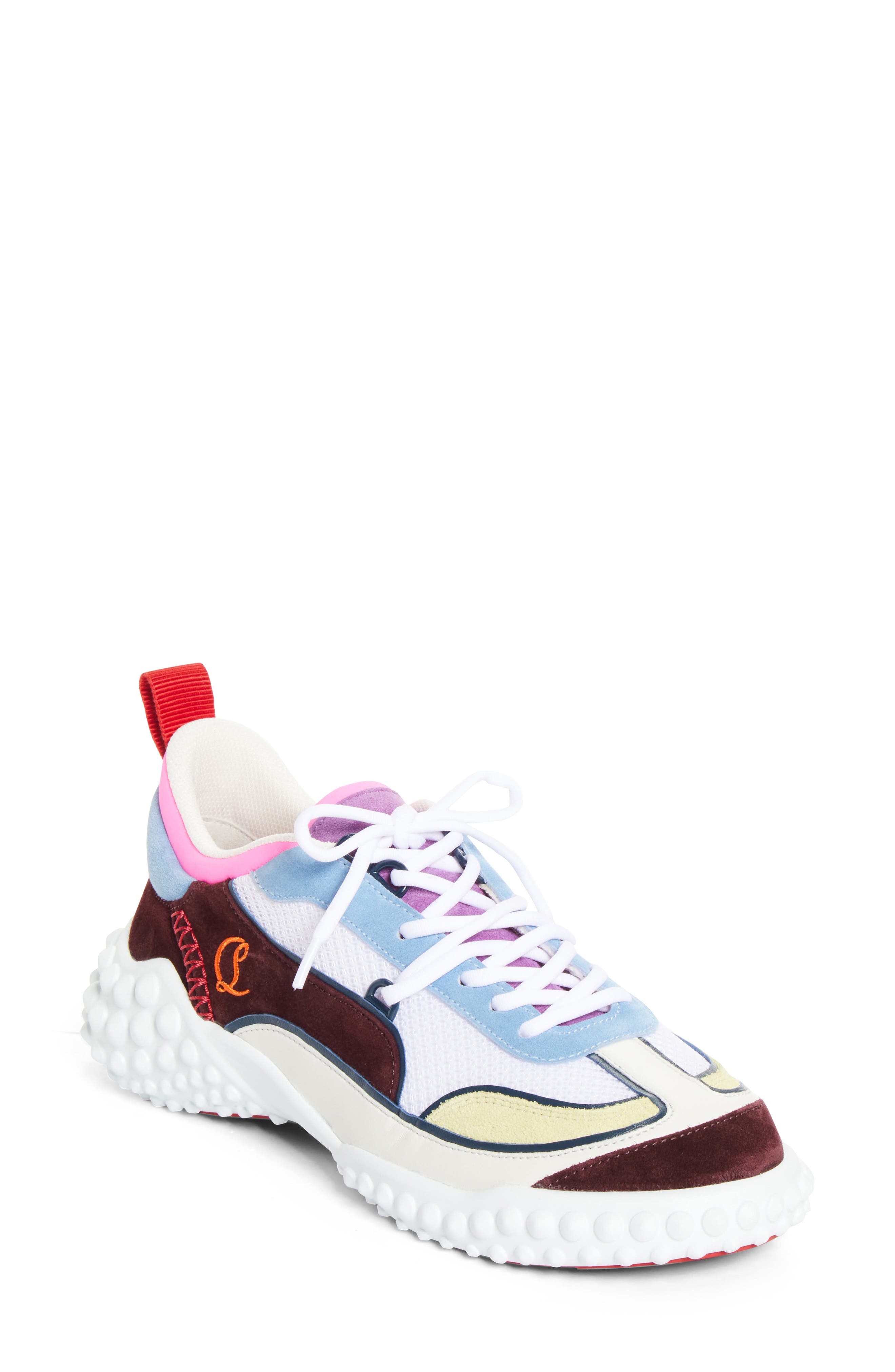 Christian Louboutin Mara Runner Sneaker, Main, color, Version Ceruleo/ Amara