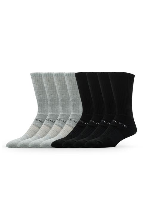Premium Assorted 8-Pack Crew Socks