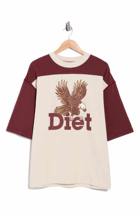 DIET STARTS MONDAY Eagle Yoke Graphic T-Shirt