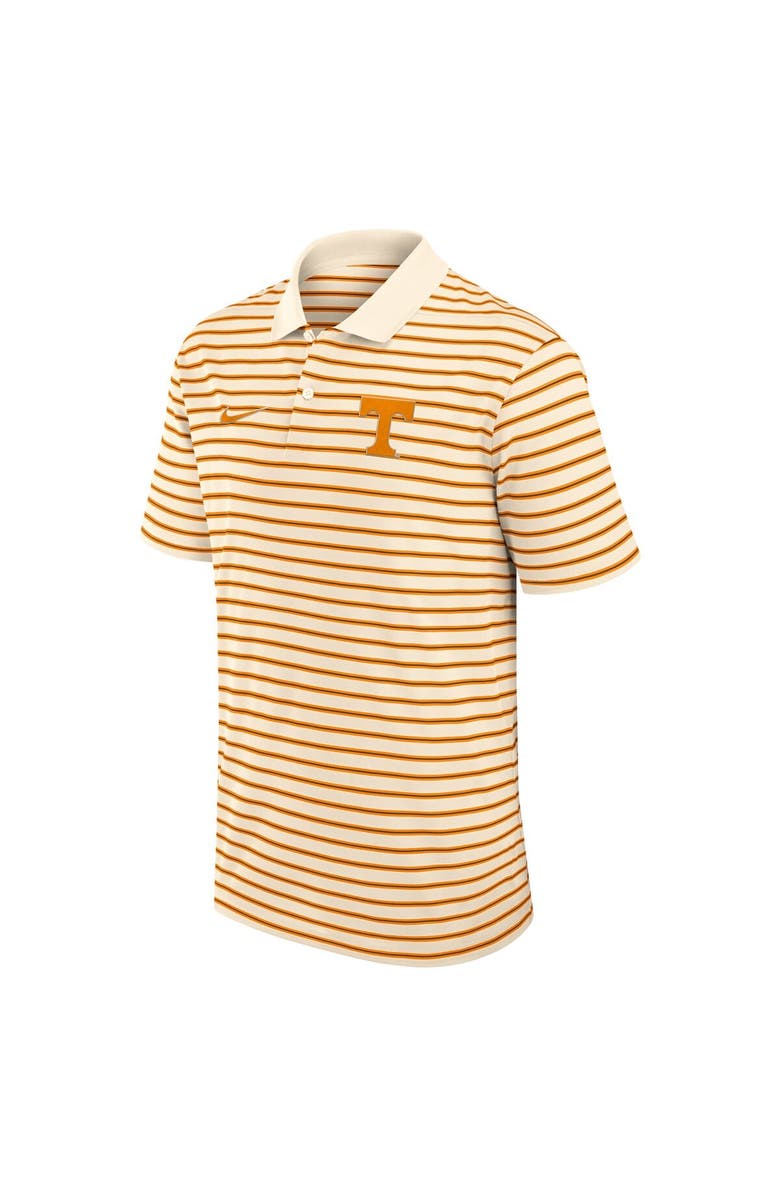 Nike Men's Nike Cream Tennessee Volunteers Solid Foundation Striped Performance Polo, Alternate, color, Cream