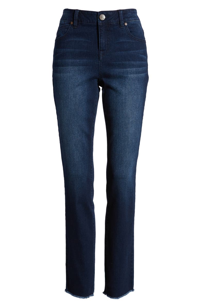 1822 Denim RE:Denim High Waist Raw Hem Jeans, Alternate, color,