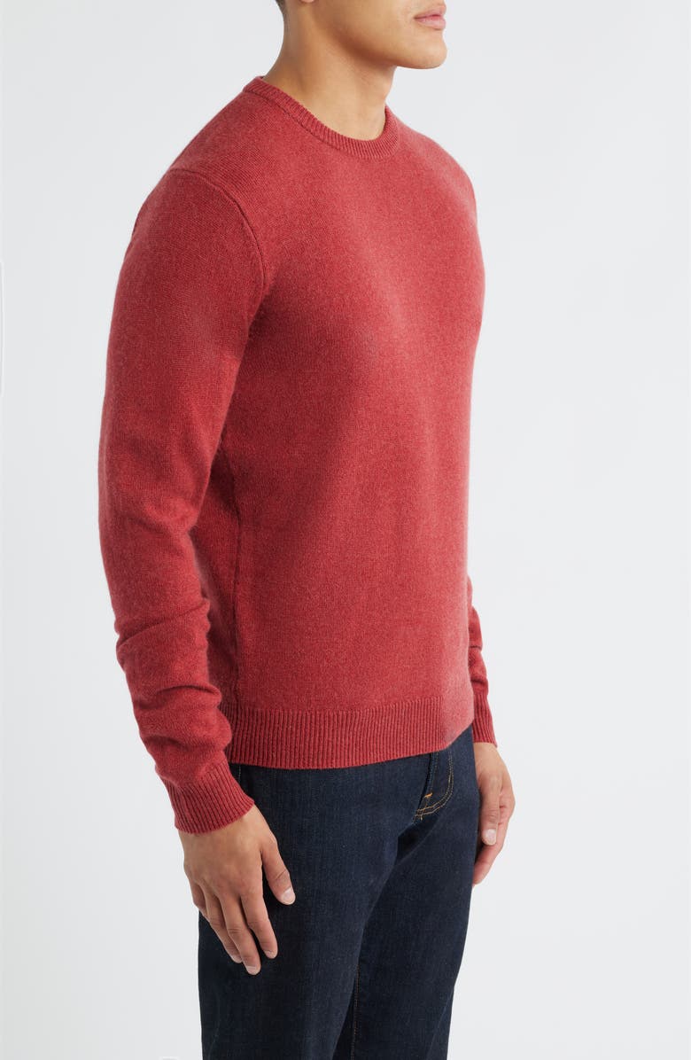 Peter Millar Crown Crafted Merino Wool Blend Sweater, Alternate, color, Garnet