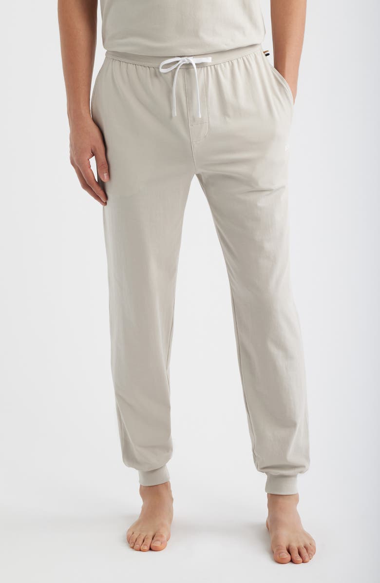 BOSS Mix Match Pajama Joggers, Main, color, Open Grey