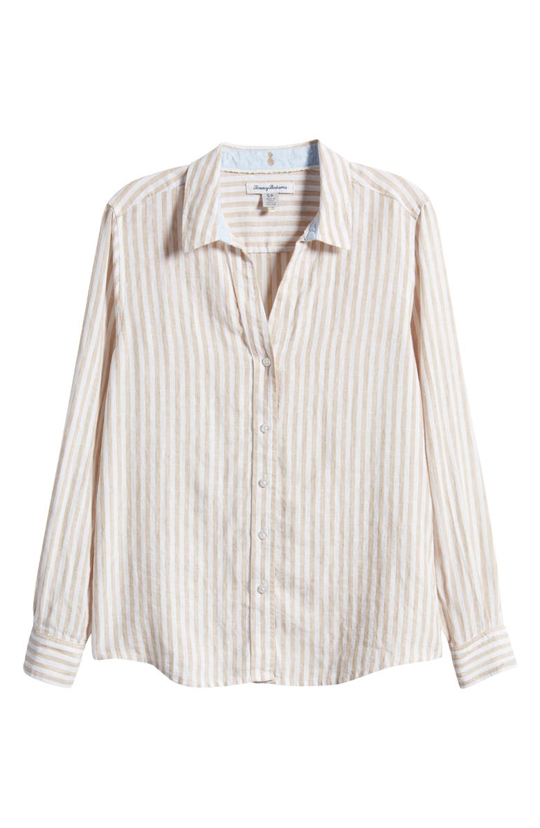 Tommy Bahama Cabana Stripe Button-Up Shirt, Alternate, color, 