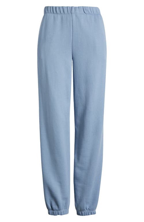 Eberjey French Terry Lounge Joggers In Faded Denim