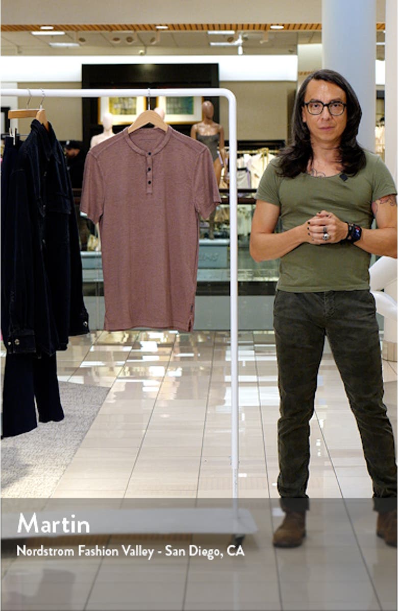 Duke Short Sleeve Slub Henley, sales video thumbnail