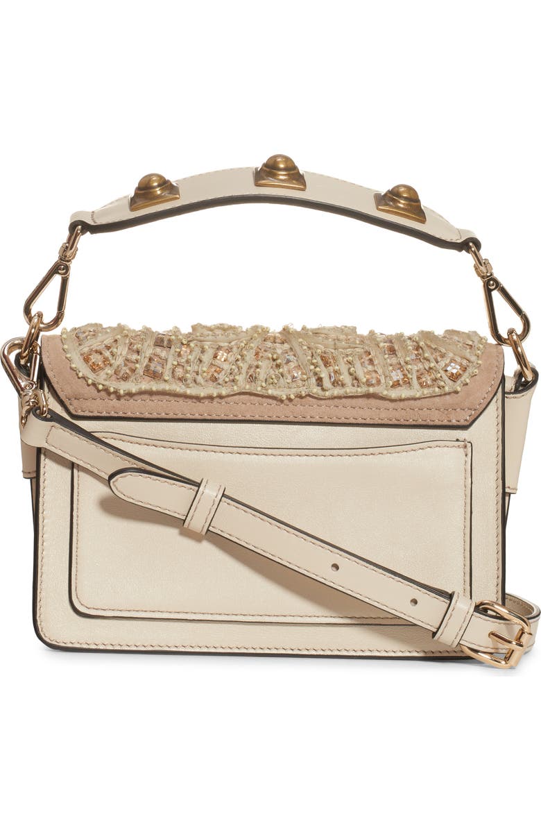 Etro Crown Me Crystal Paisley Shoulder Bag, Alternate, color,