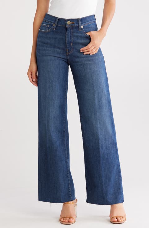 Slim Palazzo Wide Leg Jeans