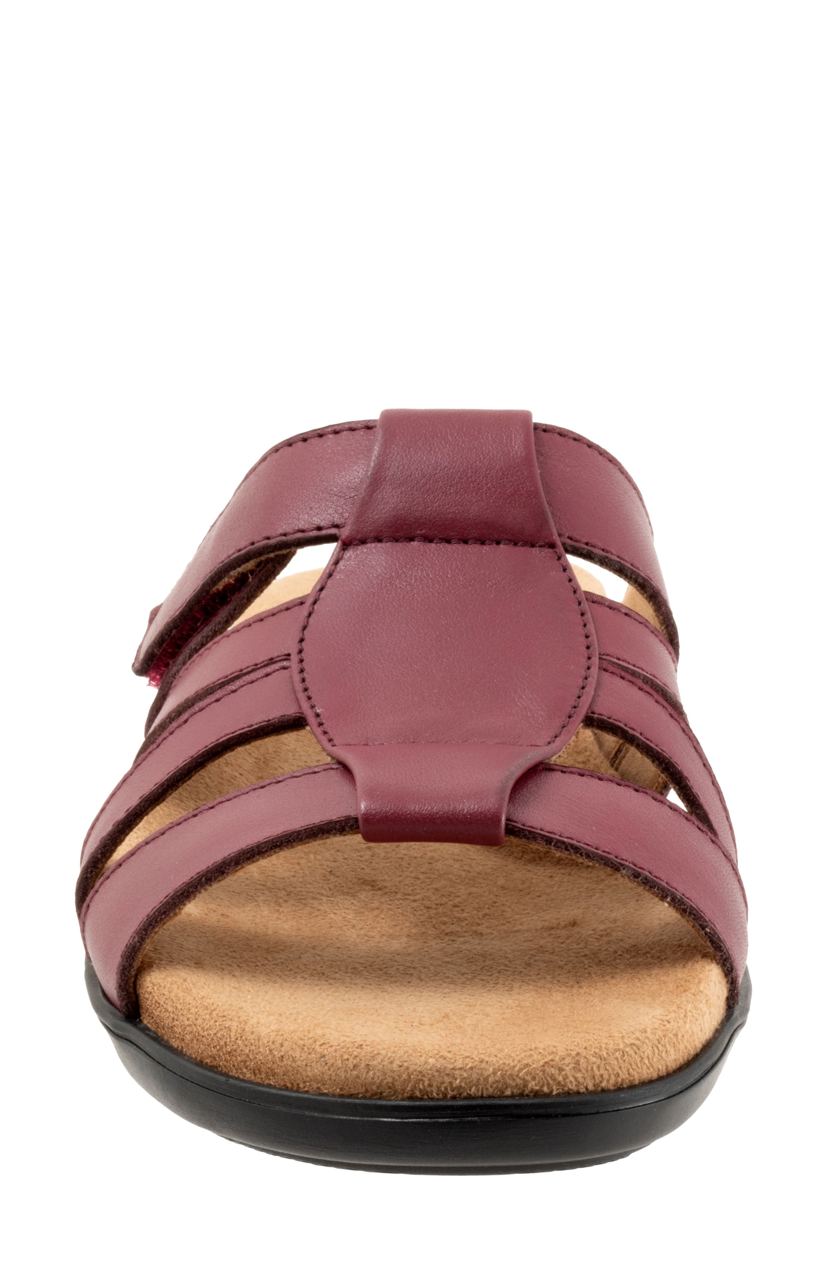 Ramona Slide Sandal, Alternate, color, CHERRY