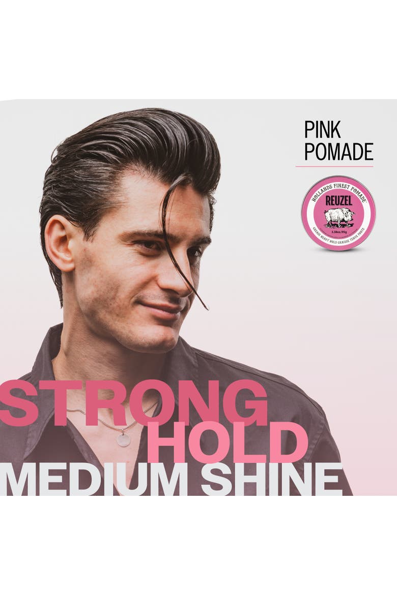 Pink Heavy Grease Pomade, Alternate, color, None