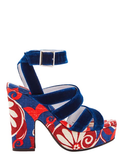 Medal Wedge Moonflower Navy