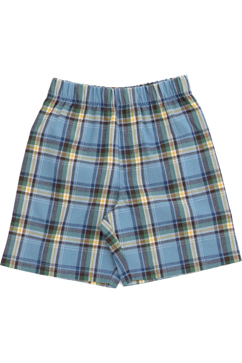 Lion King Simba T-Shirt and Plaid Shorts Set, Alternate, color, Simba Muted Green
