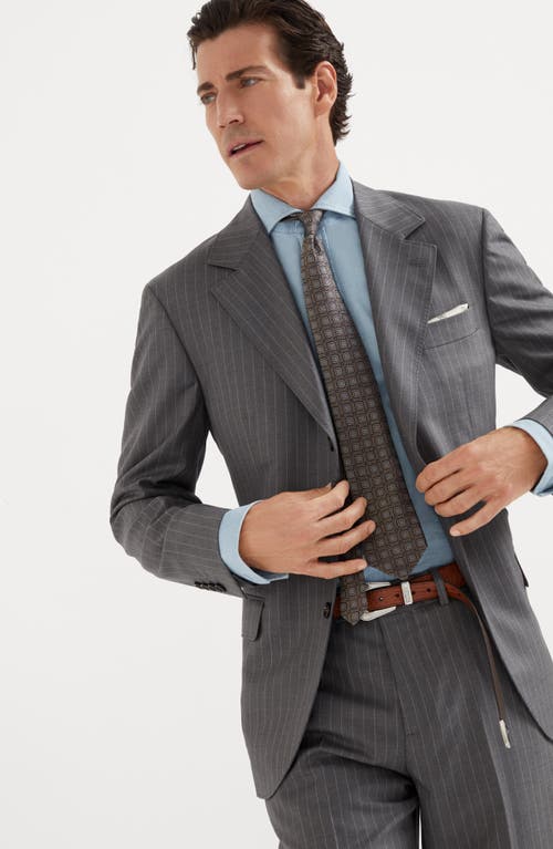 BRUNELLO CUCINELLI BRUNELLO CUCINELLI TWILL BLAZER 