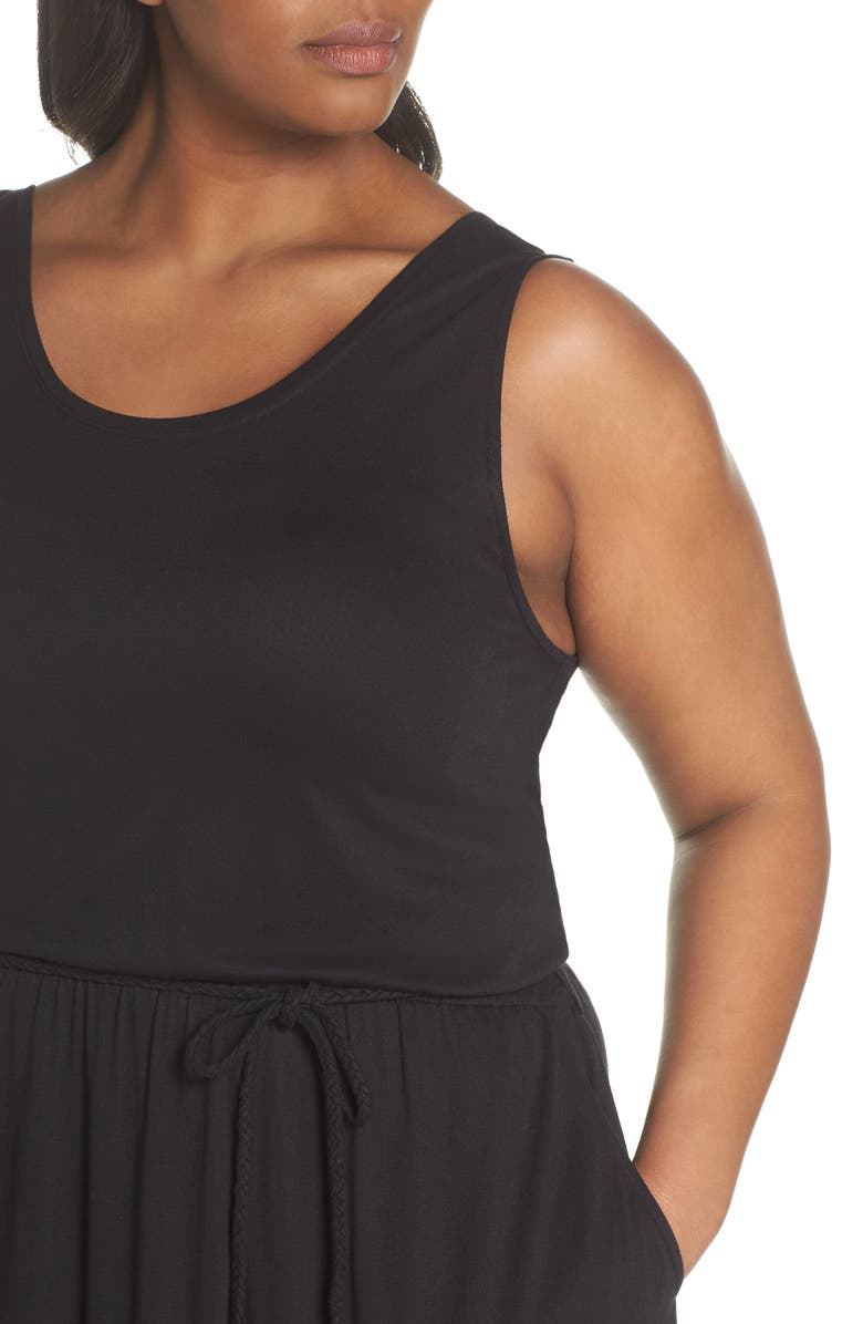 Sejour Strappy V-Back Maxi Dress, Alternate, color, 