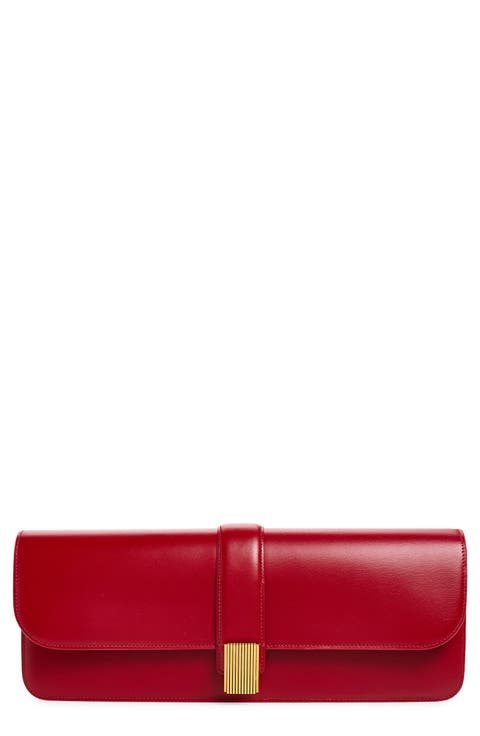 Blake Leather East/West Clutch