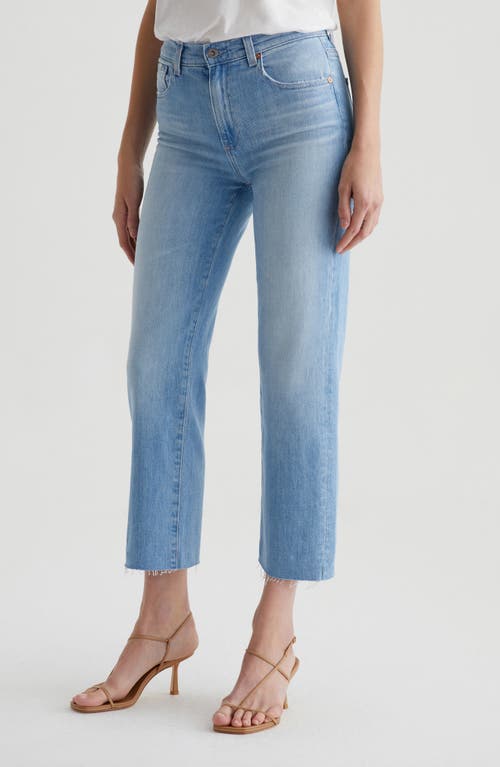 Ag Brinley Mid Rise Crop Straight Leg Jeans In Dana Point