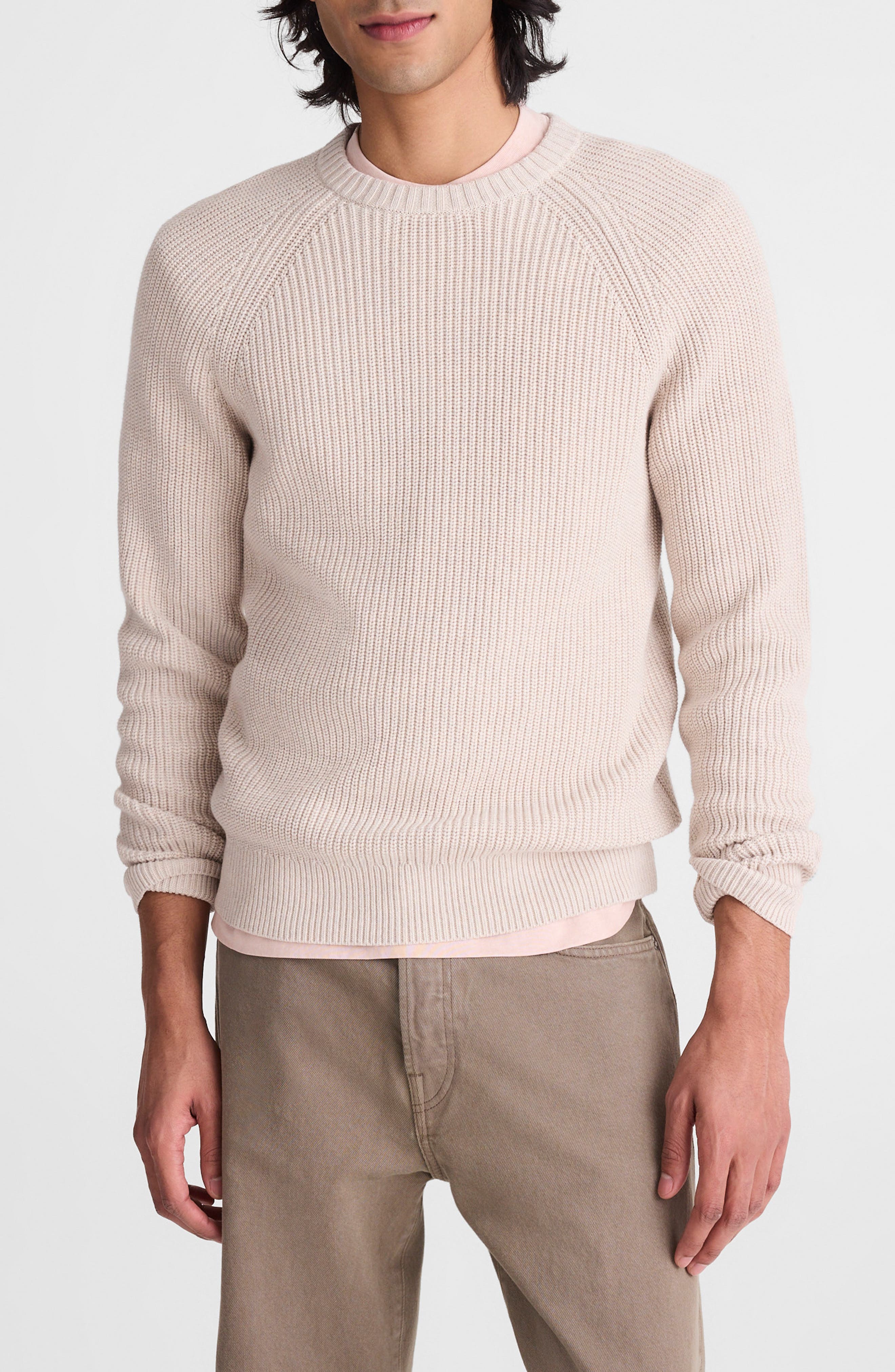 Shaker Stitch Cotton Sweater