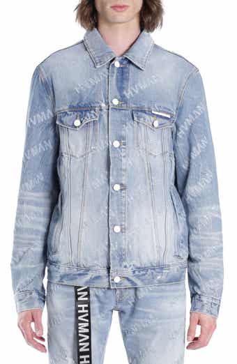 HVMAN Triangle Denim Logo Trucker Jacket