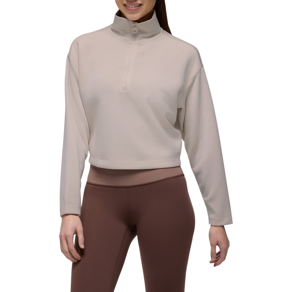 Prana Shea Half Zip In Almond